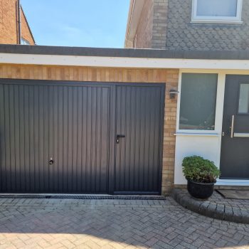 Matching Front Door & Garage Door - Associated Garage Doors 01