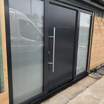 Aluminium front door