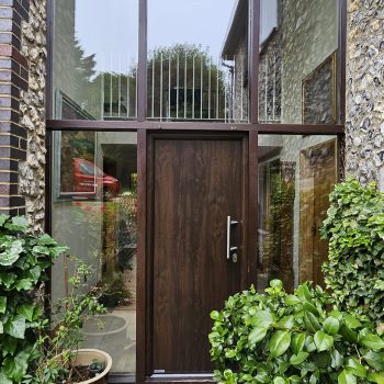 Aluminium front door