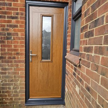 Composite Front Door with window